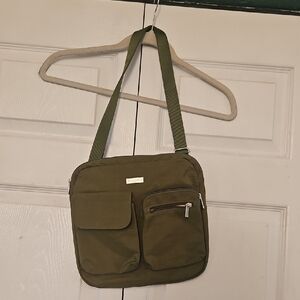 Baggalini Olive Green Crossbody Bag Or Shoulder Bag.